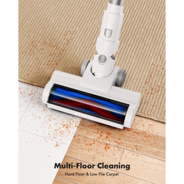 Trucozie 8-in-1 Lightweight Stick Vacuum with 45mins Runtime (White)