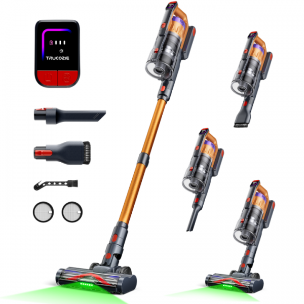 Cordless Vacuum Cleaner for Home, Upgraded 60Kpa P...