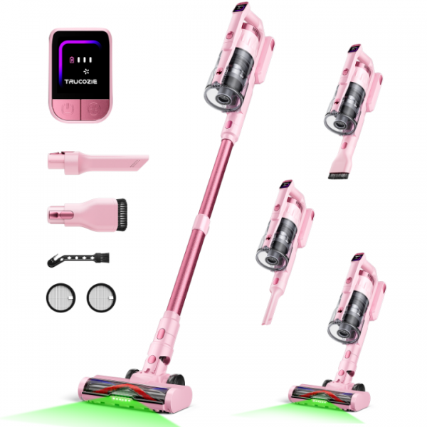 Cordless Vacuum Cleaner for Home, Upgraded 60Kpa P...