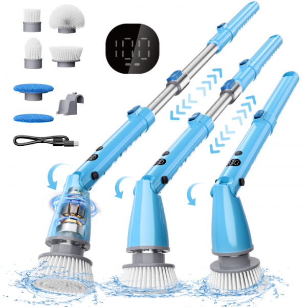 Trucozie Electric Spin Scrubber, Shower Scrubber C...