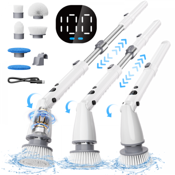 Trucozie Electric Spin Scrubber, Shower Scrubber C...