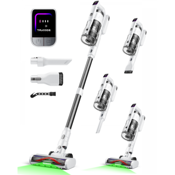 Cordless Vacuum Cleaner for Home, Upgraded 60Kpa P...